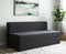 Uberlyfe Premium 6'x6' Sofa cum Bed | Dark Grey, Jute Fabric