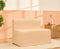 Uberlyfe Sofa Cum Bed SLIP ON COVER for 3'x6.5' Sofa Beds | Works in Sofa Mode | Blush Peach