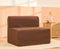 Uberlyfe Sofa Cum Bed SLIP ON COVER for 3'x6' Sofa Beds | Works in Sofa Mode | Cocoa Brown