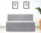 Jute Sofa Bed, Ash Grey | 4 x 6, Double Seater