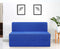 Jute Sofa Bed, Berry Blue | 4 x 6, Double Seater