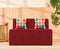 Molfino Sofa Bed, Maroon | 4 x 6, Double Seater | 2 Jharoka Cushions