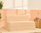 Uberlyfe Sofa Cum Bed SLIP ON COVER for 4'x6.5' Sofa Beds | Works in Sofa Mode | Blush Peach