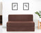 Jute Sofa Bed, Malt Brown | 4 x 6, Double Seater