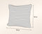 Uberlyfe 16x16 Embroidery Blue Medallion Cushion with Filler