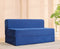 Uberlyfe Premium 5'x6' Sofa cum Bed | Deep Blue, Laser Quilted Velvet