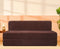 Molfino Sofa Bed, Brown | 6 x 6.5, Three Seater