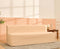 Uberlyfe Sofa Cum Bed SLIP ON COVER for 6.5'x6.5' Sofa Beds | Works in Sofa Mode | Blush Peach