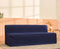 Uberlyfe Sofa Cum Bed SLIP ON COVER for 6.5'x6.5' Sofa Beds | Works in Sofa Mode | Indigo Blue