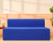 Jute Sofa Bed, Berry Blue | 6 x 6, Three Seater