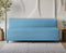 Uberlyfe 3 Seater Portland Sofa Bed (6'x6') | Integrated Frame | Jute Finish - Aqua Blue