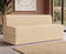 Jute Sofa Bed, Beige | 6 x 6, Three Seater