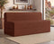 Jute Sofa Bed, Malt Brown | 5 x 6, Three Seater
