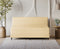 Uberlyfe 3 Seater Portland Sofa Bed (5'x6') | Integrated Frame | Jute Finish - Beige