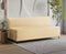 Uberlyfe 3 Seater Portland Sofa Bed (6'x6') | Integrated Frame | Jute - Beige