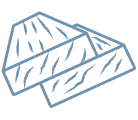 Neem wood plank depiction