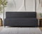 Uberlyfe 3 Seater Portland Sofa Bed (6'x6') | Integrated Frame | Jute Finish - Dark Grey