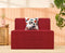 Molfino Sofa Bed, Maroon | 3 x 6, Single Seater | Pebble Cushions