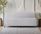 Uberlyfe 3 Seater Portland Sofa Bed (6'x6') | Integrated Frame | Jute Finish - Silver