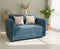 Uberlyfe Centreville Twin Sofa Bed | Sleek tufted arms | Ultramarine