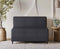 Uberlyfe 2 Seater Portland Sofa Bed (4'x6') | Integrated Frame | Jute Finish - Dark Grey