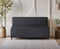 Uberlyfe 3 Seater Portland Sofa Bed (5'x6') | Integrated Frame | Jute Finish - Dark grey