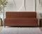 Uberlyfe 3 Seater Portland Sofa Bed (6'x6') | Integrated Frame | Jute Finish - Malt Brown