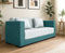 Uberlyfe 3 Seater Centreville Sofa Bed (6'x6') | Petrol and Aqua