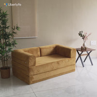 Uberlyfe Duo 2 Seater Sofa | Ash