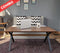 Silver Sofa Cum Bed (4 x 6 ft.) | With H Type Teak Wood Finish Coffee Table + Side Table, 2 Cushions