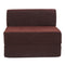 Chenille Sofa Bed (5' x 6') | Dotted Brown