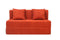 Moshi Sofa Bed (4' x 6') - With 2 Cushions | Orange