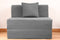 Moshi Sofa Bed (3' x 6') - With 1 Cushion | Light Grey